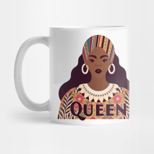 African Queen Fabric Mug